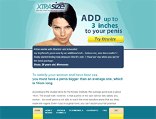 Tablet Screenshot of ie.xtrasize.com